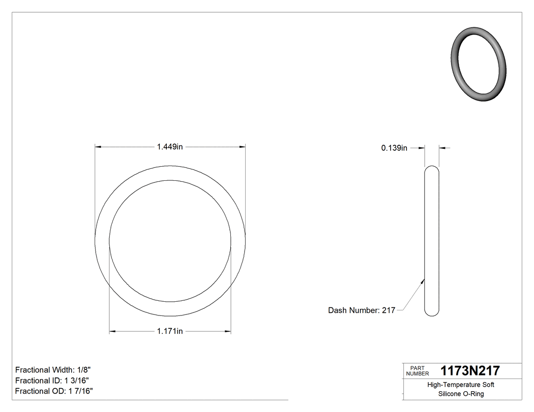 Technical drawing - 1173N217